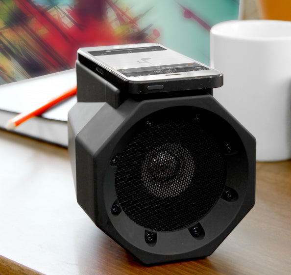 luidspreker Boombox bluetooth 12,5 cm zwart