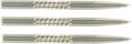 ! Bull's Swirl Grip Points Silver