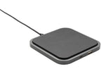oplader draadloos 12,2 cm ABS/polyurethaan zwart