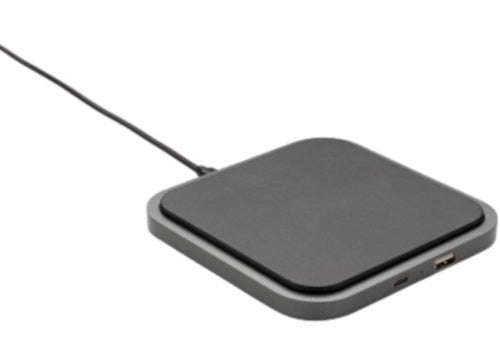 oplader draadloos 12,2 cm ABS/polyurethaan zwart