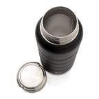 thermosfles Elite copper 21 cm RVS zwart 500 ml