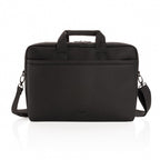 laptoptas Deluxe 15,6 inch kunstleer zwart