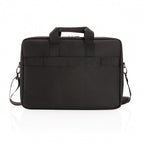 laptoptas Deluxe 15,6 inch kunstleer zwart