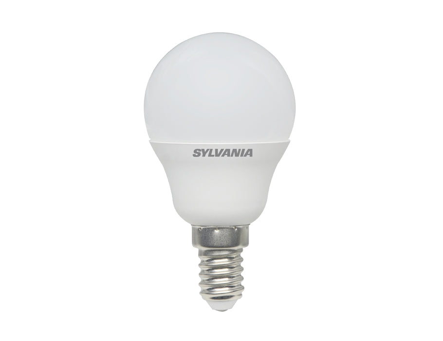 sylvania ledlamp - e14 - 470lm - kogel - mat