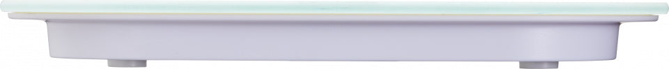 keukenweegschaal 27 x 23 x 2 cm glas transparant