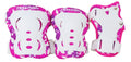 Tempish Beschermset FID meisjes wit roze maat M