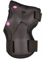 beschermset Taky dames zwart/roze maat S