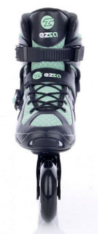 inline skates Ezza 90 softboot 85A zwart/groen maat 39