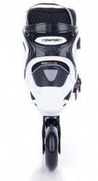 inline skates Ezza 90 softboot 85A wit/zwart maat 44