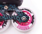 inlineskates Nerrow 4 junior zwart/roze mt 39-42
