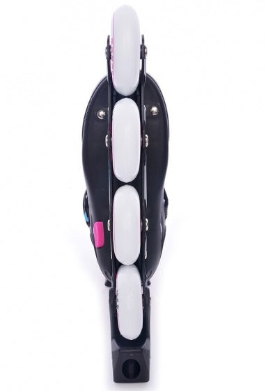 inlineskates Nerrow 4 junior zwart/roze mt 39-42