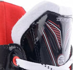 inlineskates Volt-R 74A aluminium/PU zwart/rood maat 38