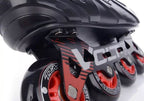 inlineskates Volt-R 74A hardboot zwart/rood maat 37