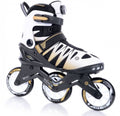 Tempish - wenox top 100 - skeelers - inline skates - dames - wit goud - high-speed 100mm wielen comfort fit - maat 39
