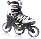 Tempish - wenox top 100 - skeelers - inline skates - dames - wit goud - high-speed 100mm wielen comfort fit - maat 39