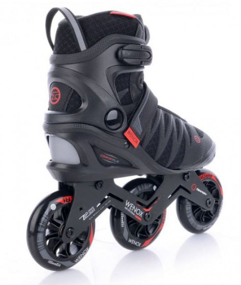 Tempish - wenox top 100 - skeelers - inline skates - heren - zwart - high-speed 100mm wielen comfort fit - maat 45