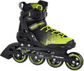 Tempish wox 84 skeelers volwassenen – 4x84mm wielen – fitness inline skates – zwart groen – maat 42