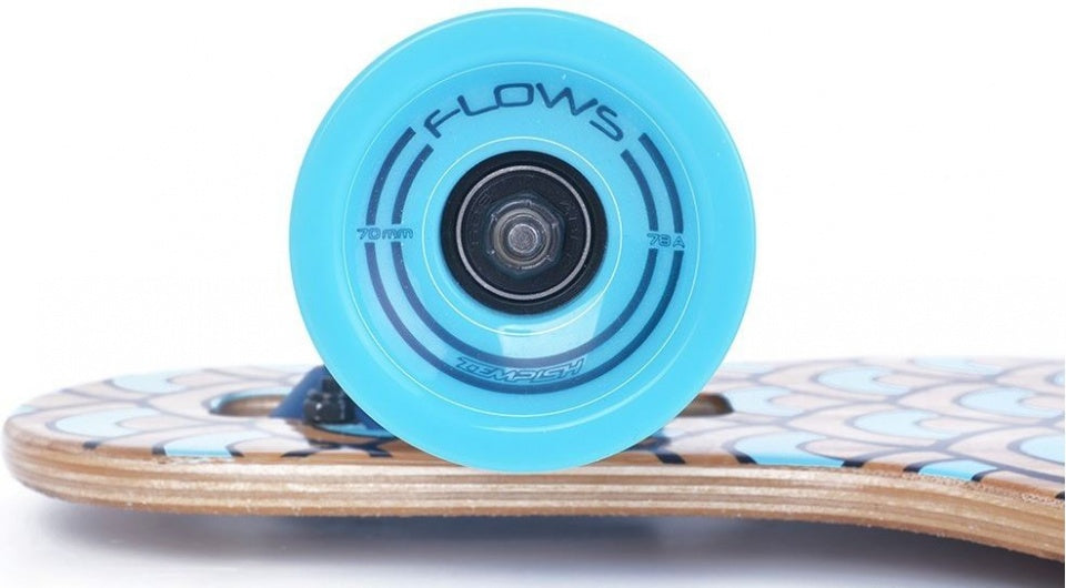 Tempish Longboard Nautical 104 x 25 cm blauw