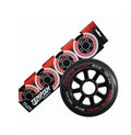 skatewielen Radical 90 mm 85A zwart 4 stuks