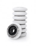 skatewielen TW 110 mm 88A wit zwart 8 stuks