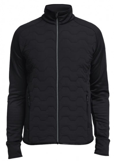 fleecejack Lennox polyester heren zwart maat L