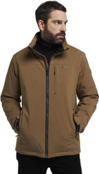 outdoorjas Claude heren polyester lichtbruin maat XL