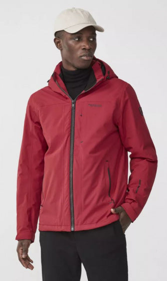 jas Claude heren polyester rood maat S