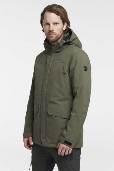 outdoorjas Harris heren polyester olijfgroen maat M