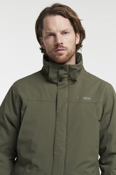 outdoorjas Harris heren polyester olijfgroen maat XL