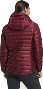 outdoorjas Icelyn Down dames ripstop donkerrood maat XS