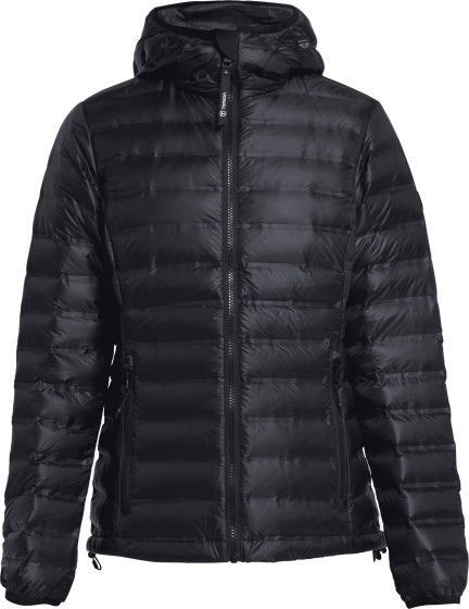 outdoorjas Icelyn Down dames ripstop zwart maat XS