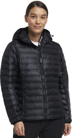 outdoorjas Icelyn Down dames ripstop zwart maat XS