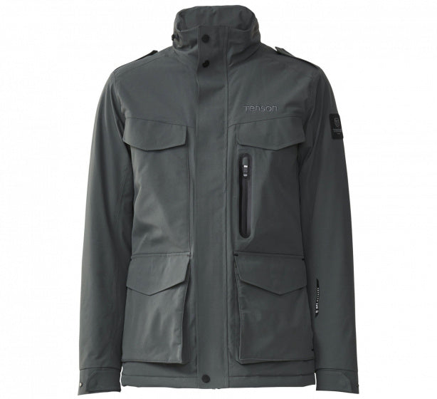 outdoorjas Nyle Pro Stretch heren polyester grijs mt XS