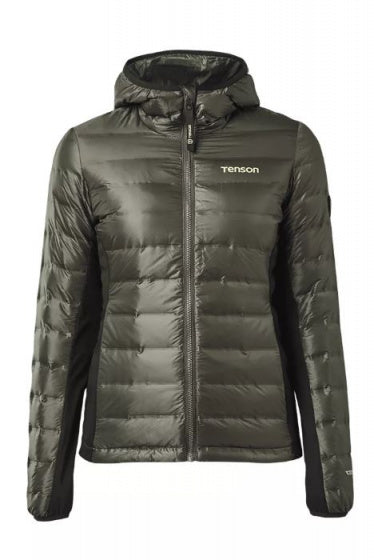 Tenson Outdoorjas Thermi dames maat 36 polyamide Khaki