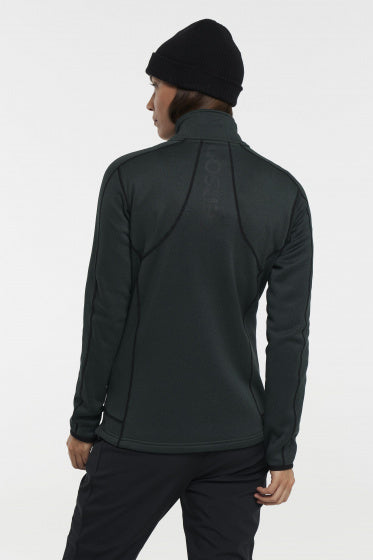 Tenson Outdoorvest Neaxi dames polyester donkergroen maat XS