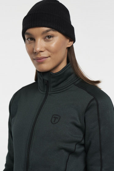 Tenson Outdoorvest Neaxi dames polyester donkergroen maat XS