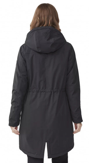 parka Doris dames polyester zwart maat 38