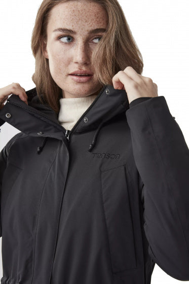 parka Doris dames polyester zwart maat 38