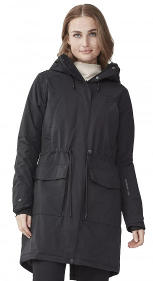 parka Doris dames polyester zwart maat 38
