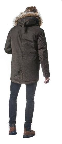 parka Lhasa heren polyester kaki maat XL