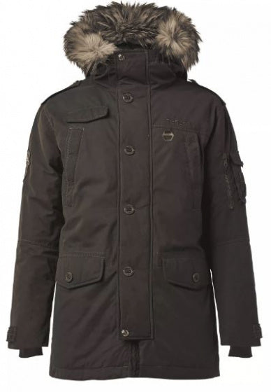 parka Lhasa heren polyester kaki mt S