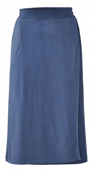 rok Justina dames viscose blauw maat M