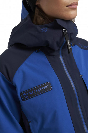 ski-jas Jewel Pro dames polyester blauw maat 40