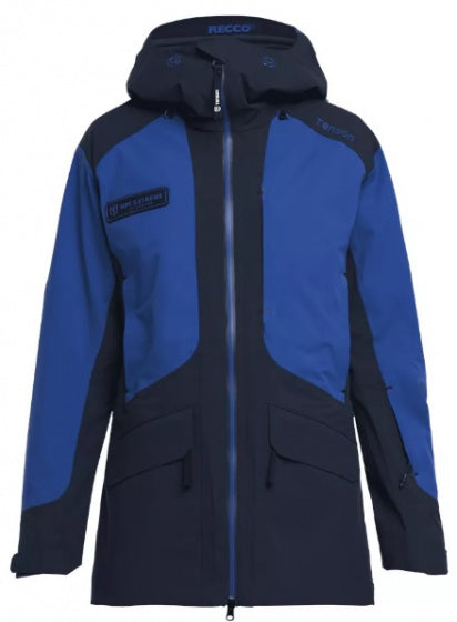 ski-jas Jewel Pro dames polyester blauw maat 40
