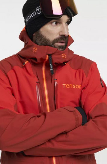 ski-jas Tau Pro heren polyester oranje maat M