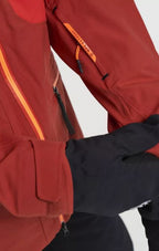 ski-jas Tau Pro heren polyester oranje maat M