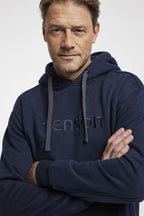 trui Essential katoen heren donkerblauw maat S