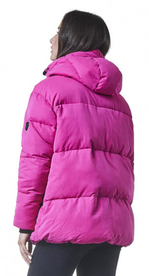 winterjas Milla dames polyester roze maat 34