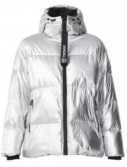 winterjas Milla dames polyester zilver maat 34