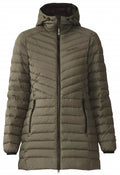 winterjas Vivid dames polyester donkergroen maat 34